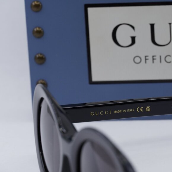 Final Price! Gucci GG1722SA 001 Black Grey Sunglasses - Picture 6 of 11